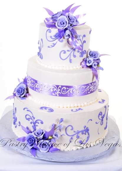 990 – Hermes Lavender – Wedding Cakes, Fresh Bakery