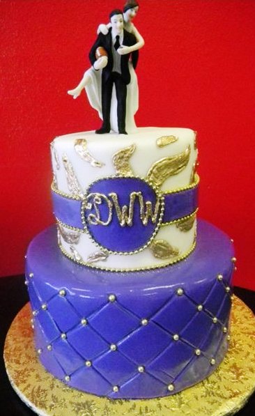 1247 – Purple & Gold Wedding