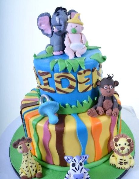 Pastry Palace Las Vegas - Baby Shower Cake 1293 - Baby Jungle