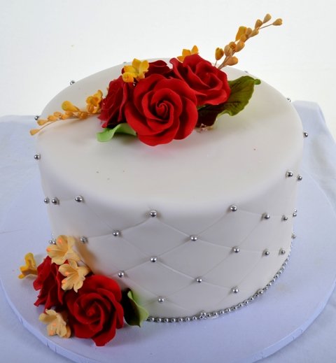 1454 - Winter White/Summer Rose