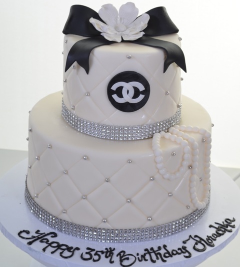 Chanel, Burberry, Louis Vuitton Birthday Cake 