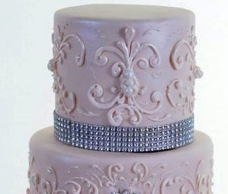 #1972 – Pale Pink Wedding Tower