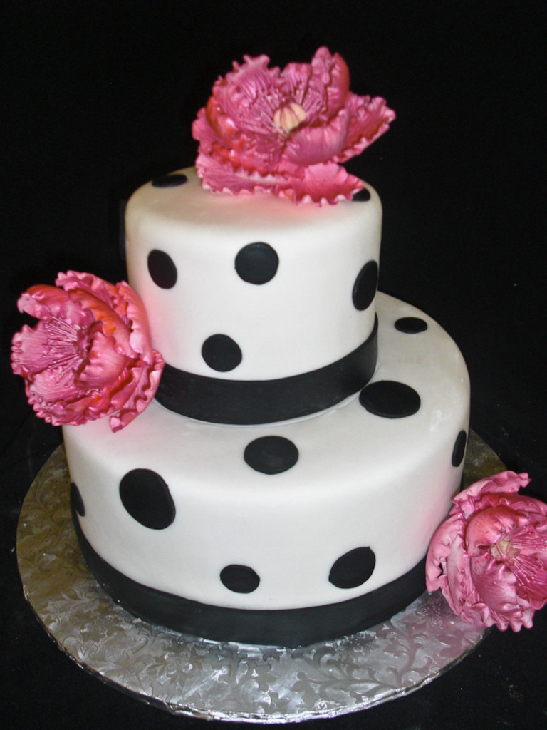 W321 – Peonies & Polka Dots