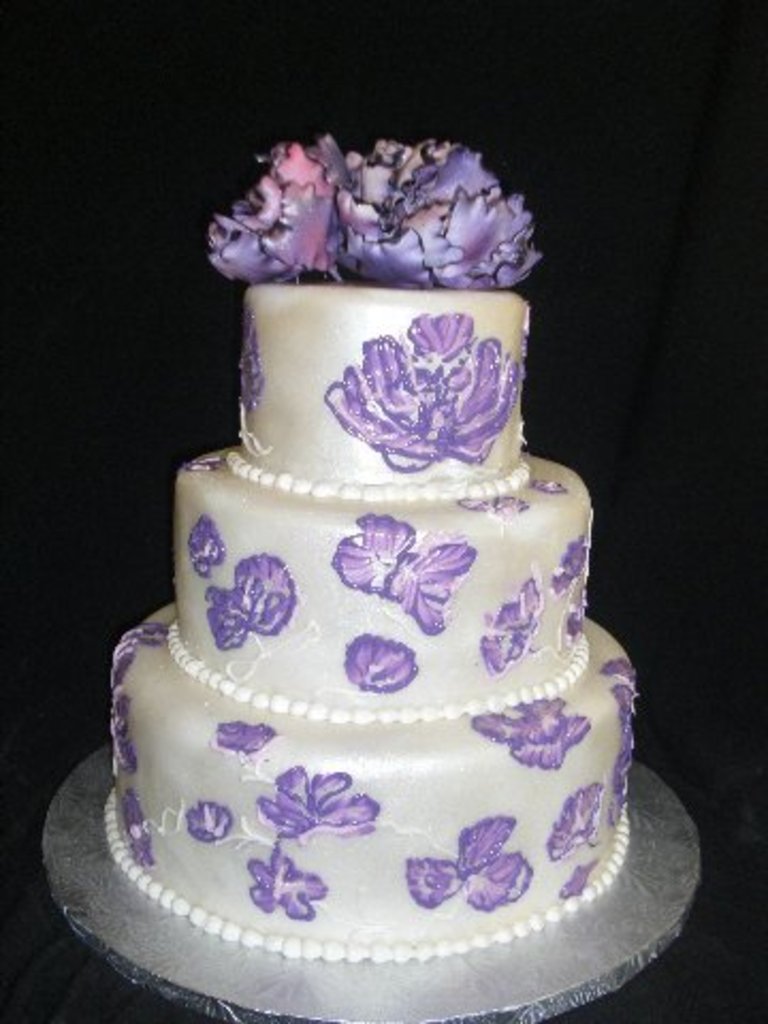 W326 – Sparkling Purple Peonies
