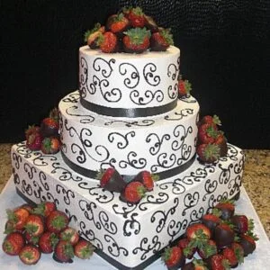 W374 – Chocolate Strawberry Garden