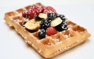 Fresh Fruit Waffles