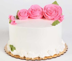 Simple Flower Design Cake